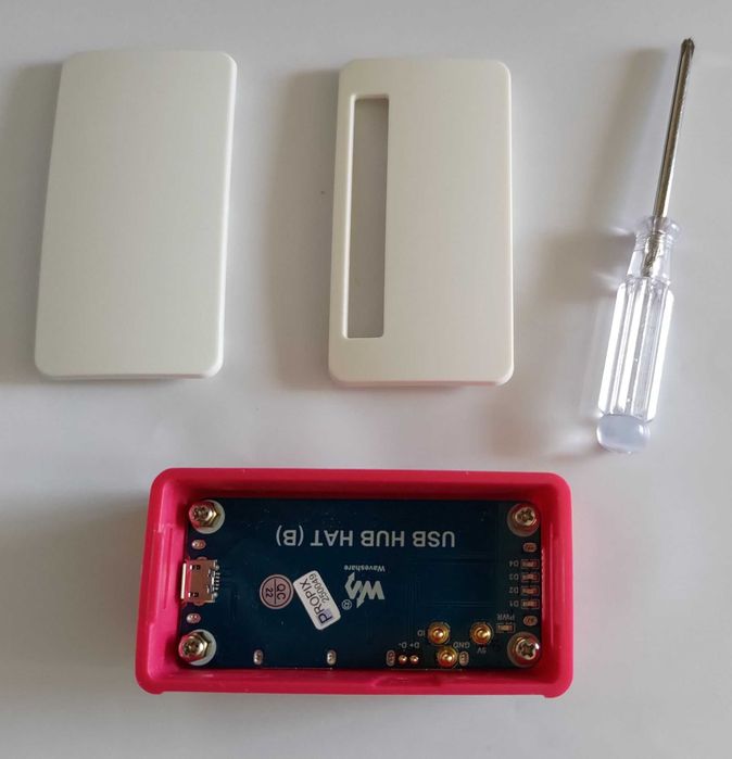 Raspberry Pi Zero Hub 4x USB z obudową - Waveshare 20892