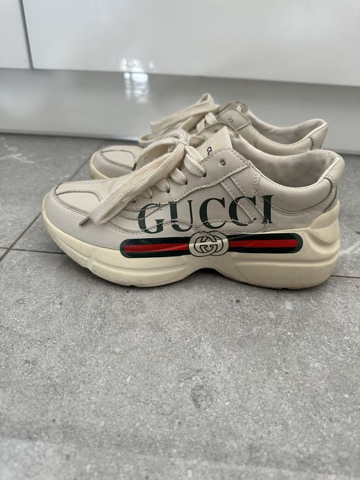 Sneakersy gucci skóra naturalna 36
