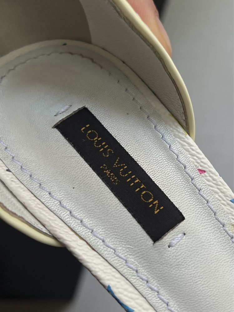 Туфли босоножки на каблуке Louis Vuitton оригинал 37