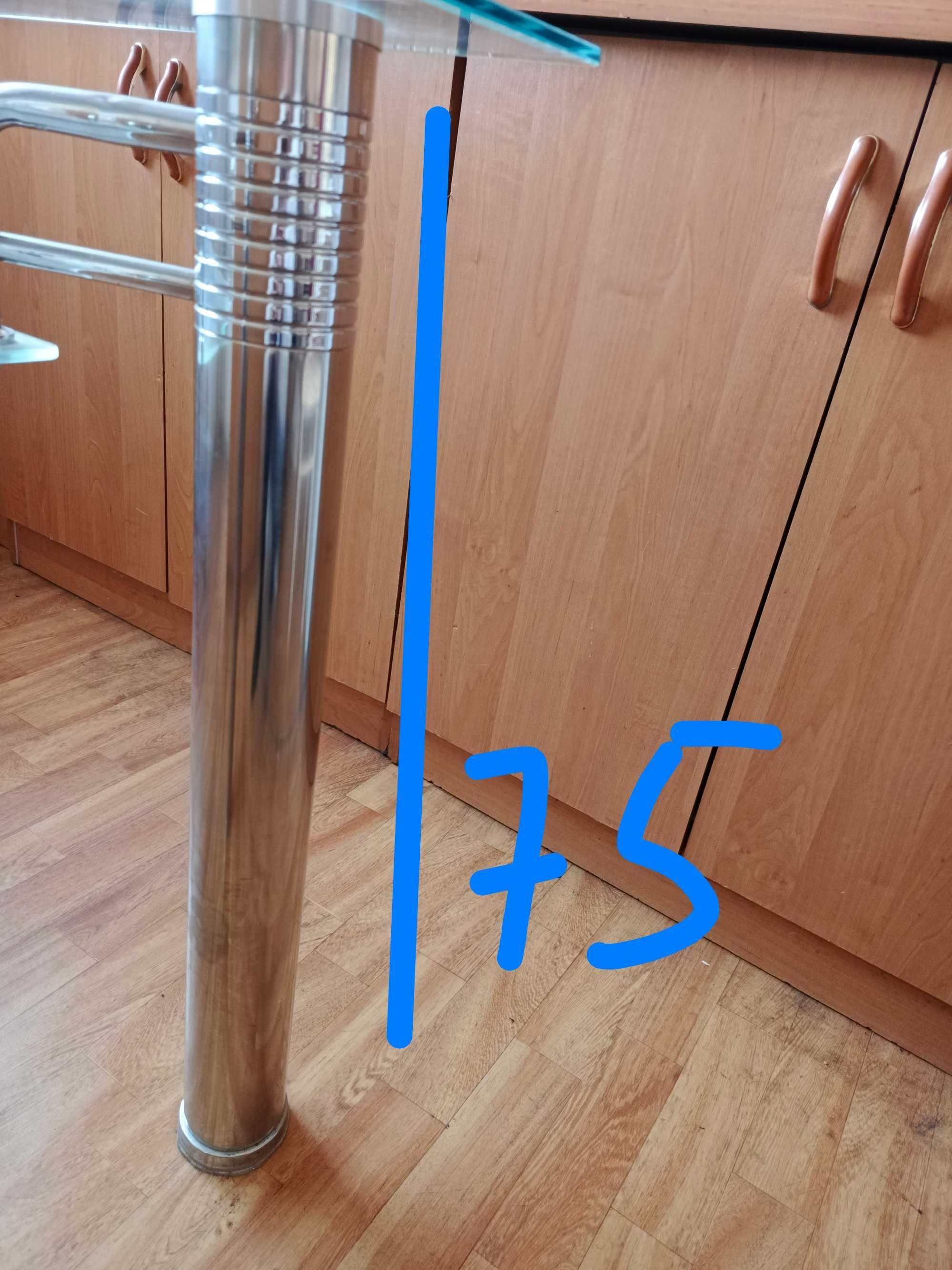 Szklany stół  120 cm 74 cm 65 cm