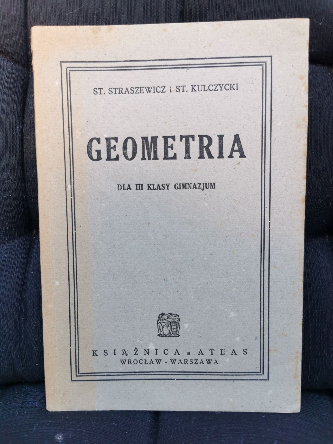 11450. Geometria dla 3 klasy gimnazjum 1946r - Straszewicz