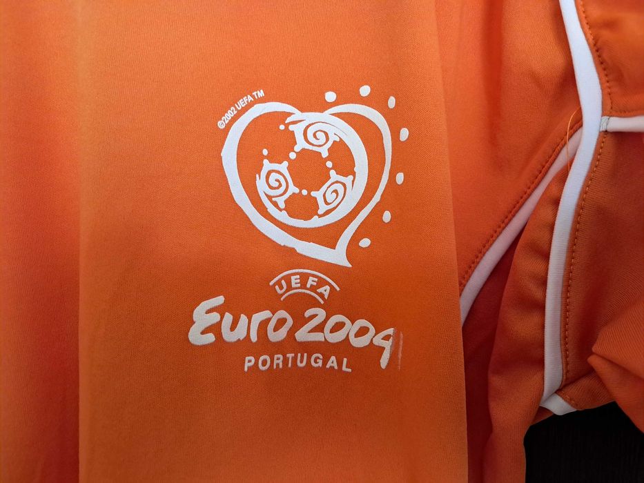 EURO 2004 Portugal HOLANDIA koszulka tshirt pomarańczowa T-mobile L/XL