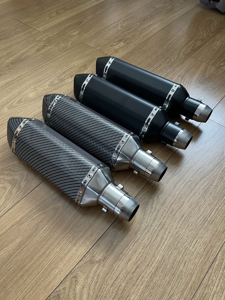 Прямоток akrapovic матовый, карбоновый