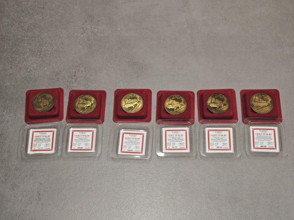 Monety Kultowe Polskie Samochody Certyfikaty / Orlen