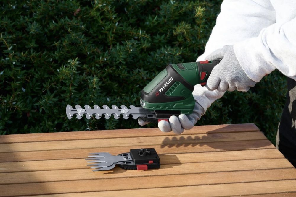 Аккумуляторний кусторез Германия Parkside PGSA 4/кущоріз/ножиці секато