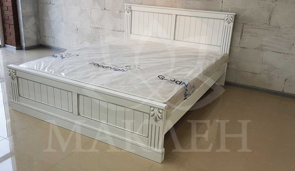 В наявності ліжко з масиву бука в розмірі  140/160/180*200