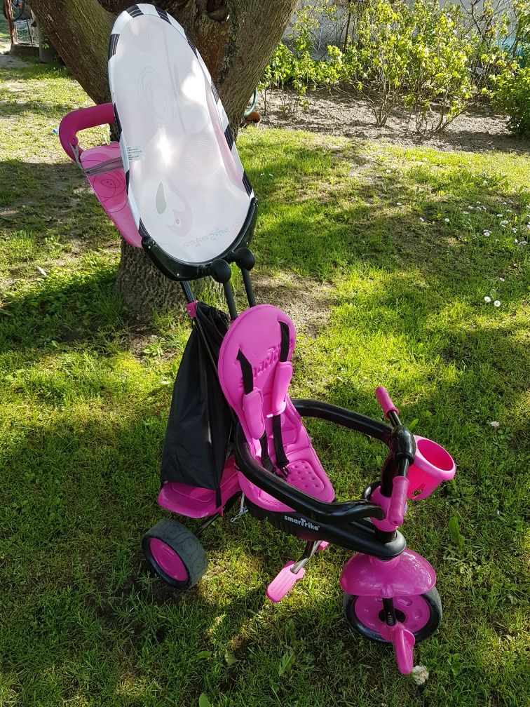 Rowerek trójkołowy Smart Trike różowy