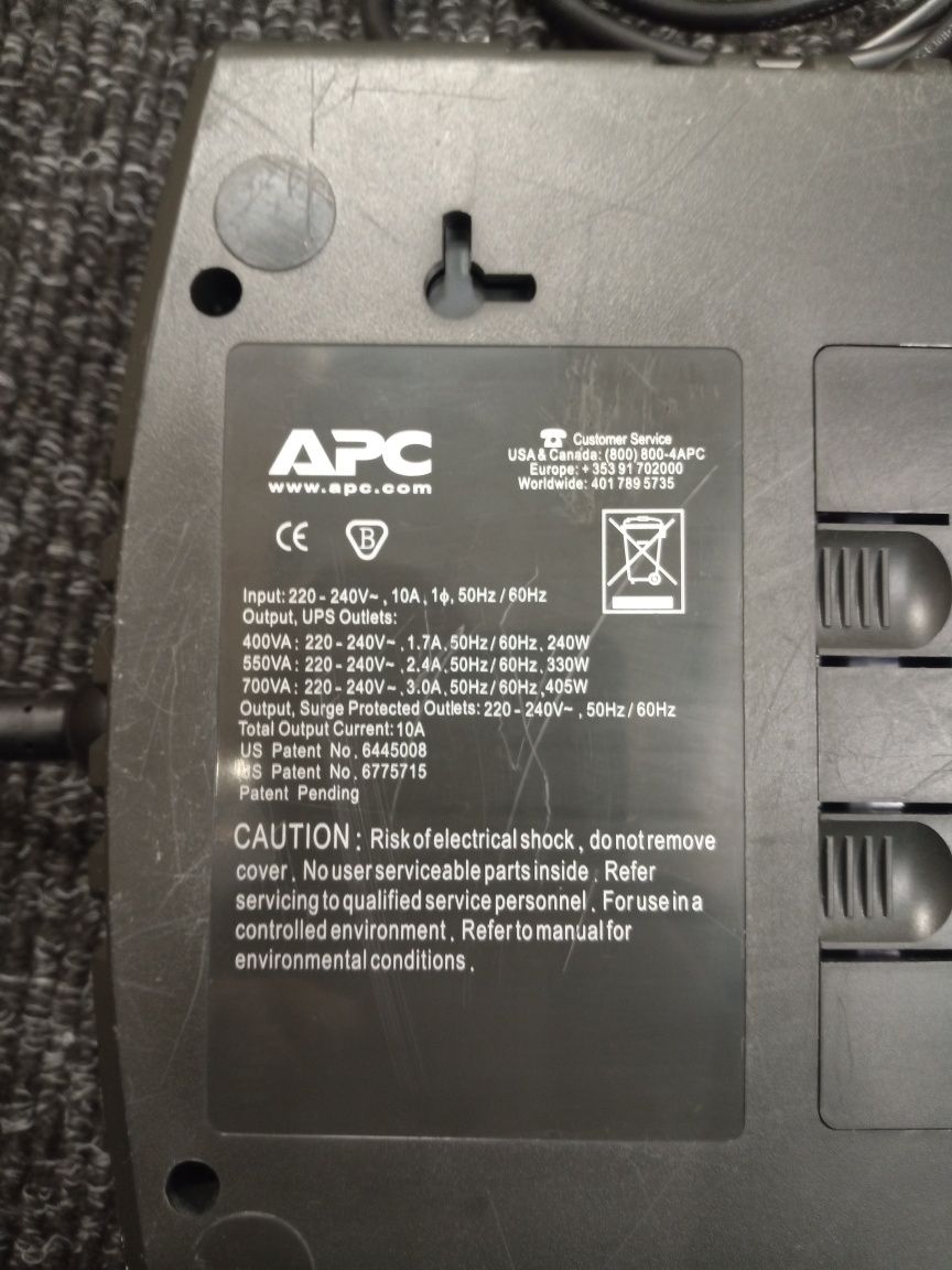 Zasilacz awaryjny APC Back-UPS ES 400 z akumulatorem