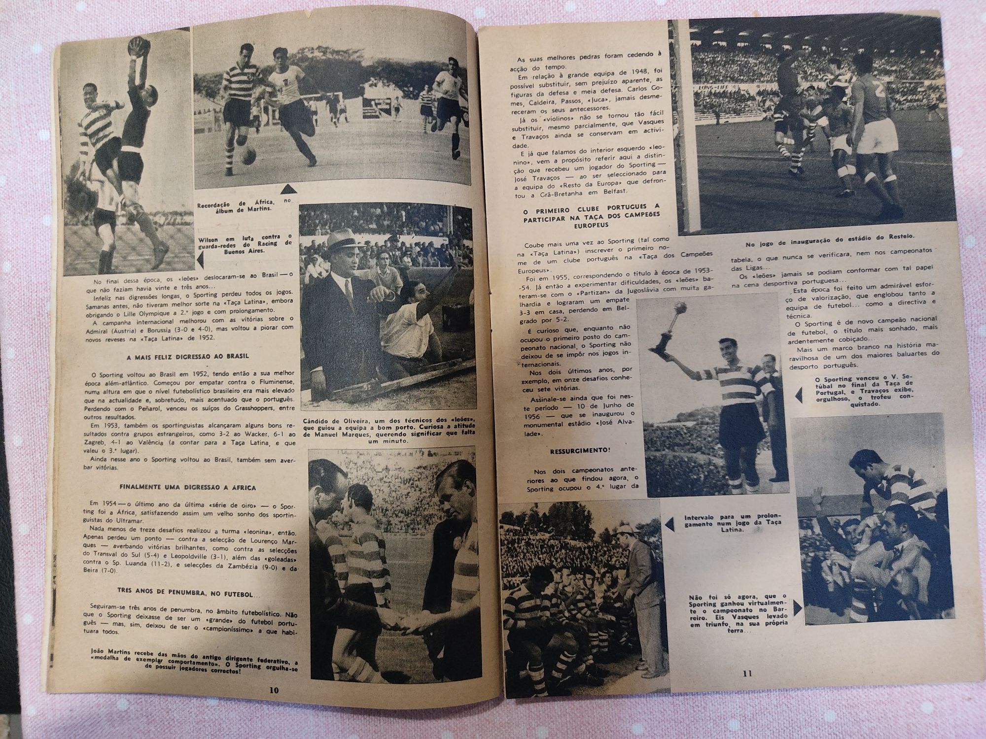 Sporting campeão nacional 1957/58 crónica desportiva