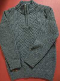 Теплий шерстяний светр кофта на хлопчика 8,9,10 років