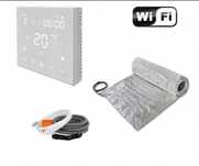 Mata grzejna pod panele ZESTAW 4M2 + TVT45 WIFI + regulator temp.