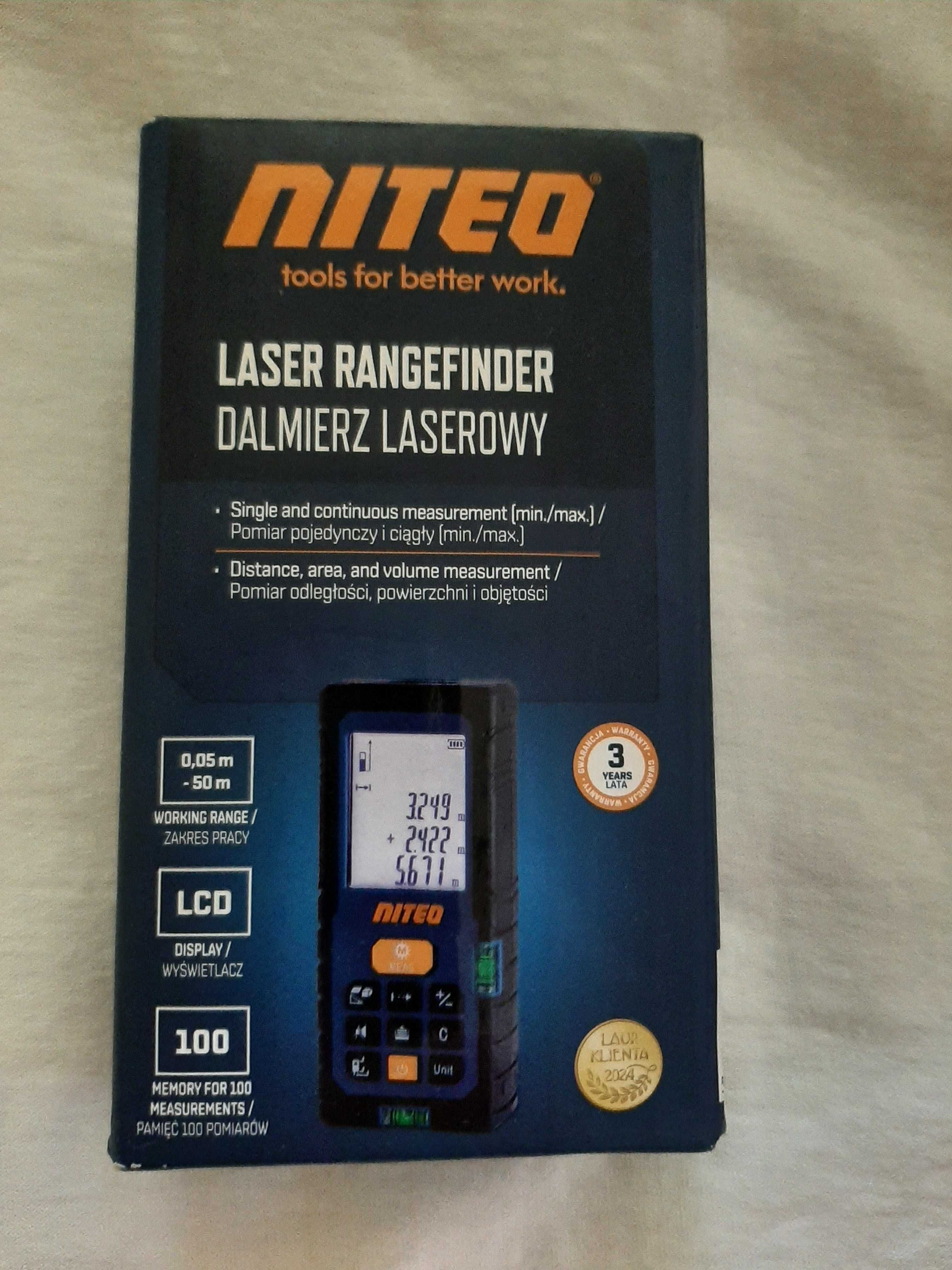 Niteo dalmierz laserowy