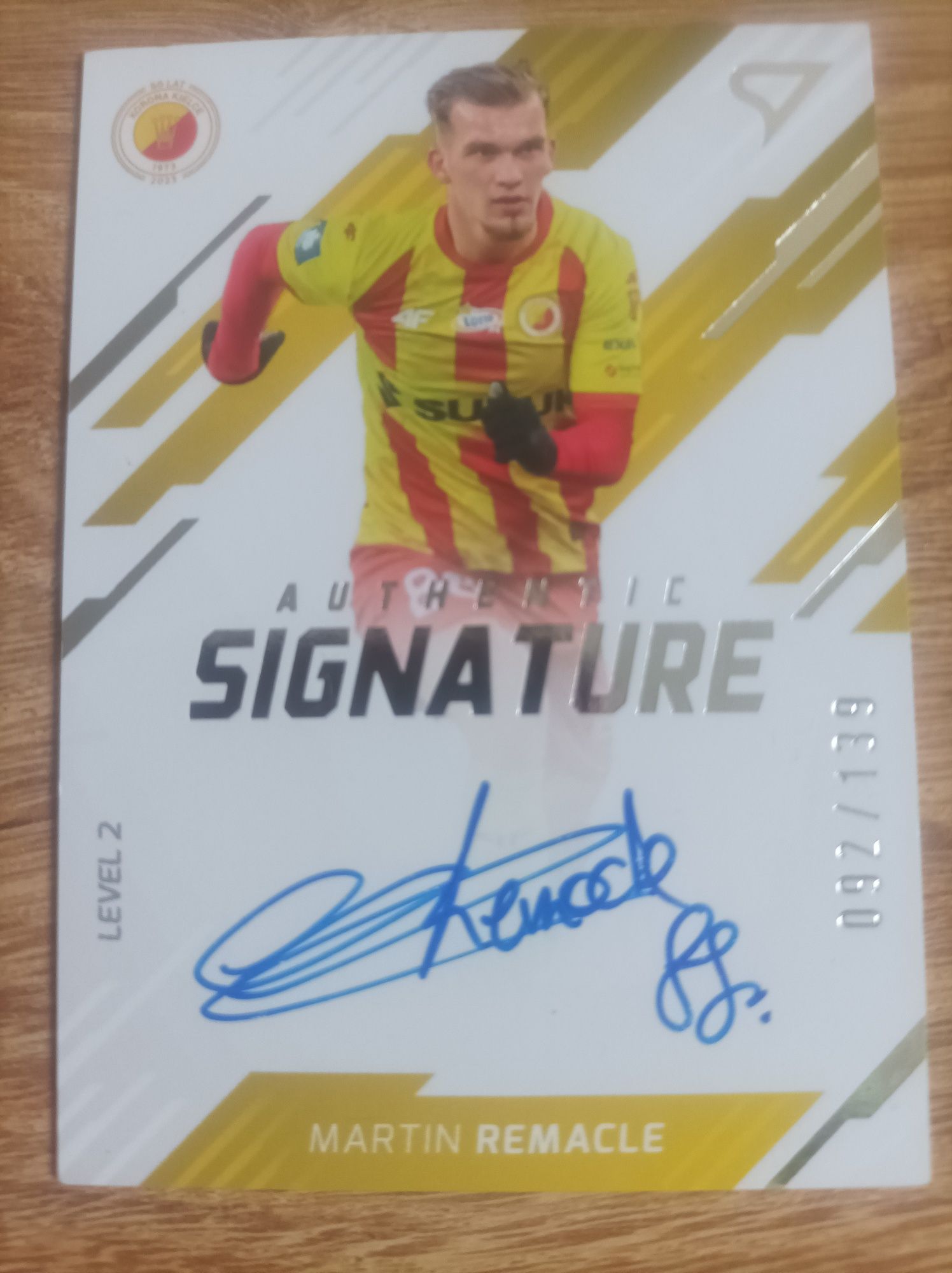 Karta Autograf Martin Remacle