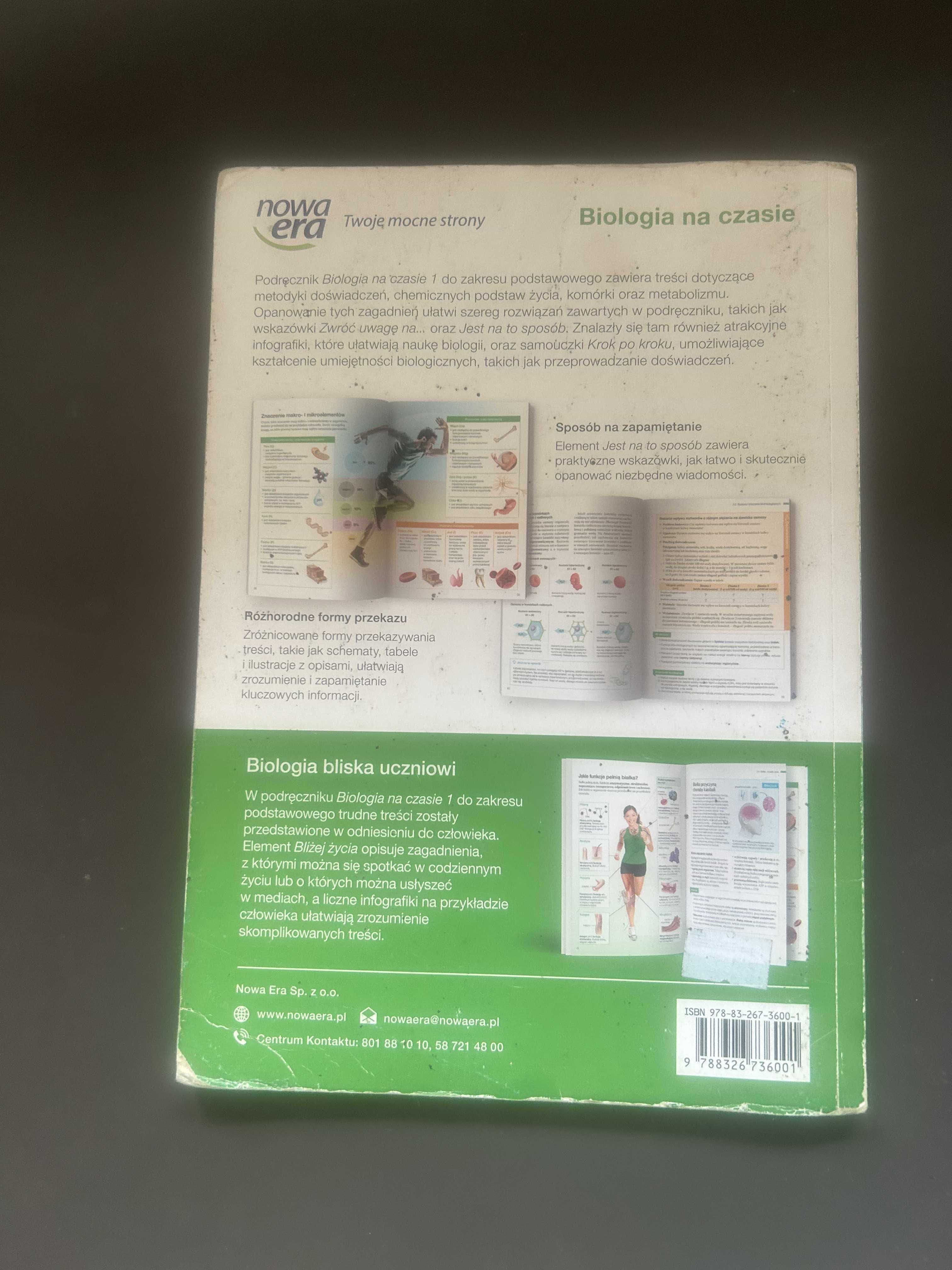 Podręcznik do Biologii klasa 1 liceum nowa era