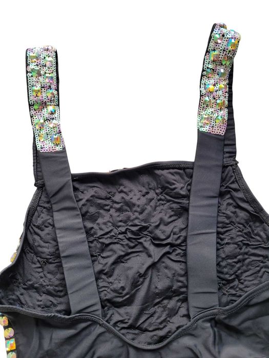 Nowy błyszczący strój kostium kąpielowy cekiny 38,M ASOS