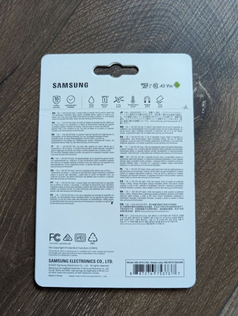 SAMSUNG 512GB PRO Ultimate microSD (MB-MY512SA). Новинка 2024!