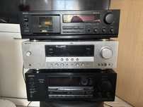 Amplituner Onkyo Yamaha Deck Denon stan bardzo dobry brak pilota
