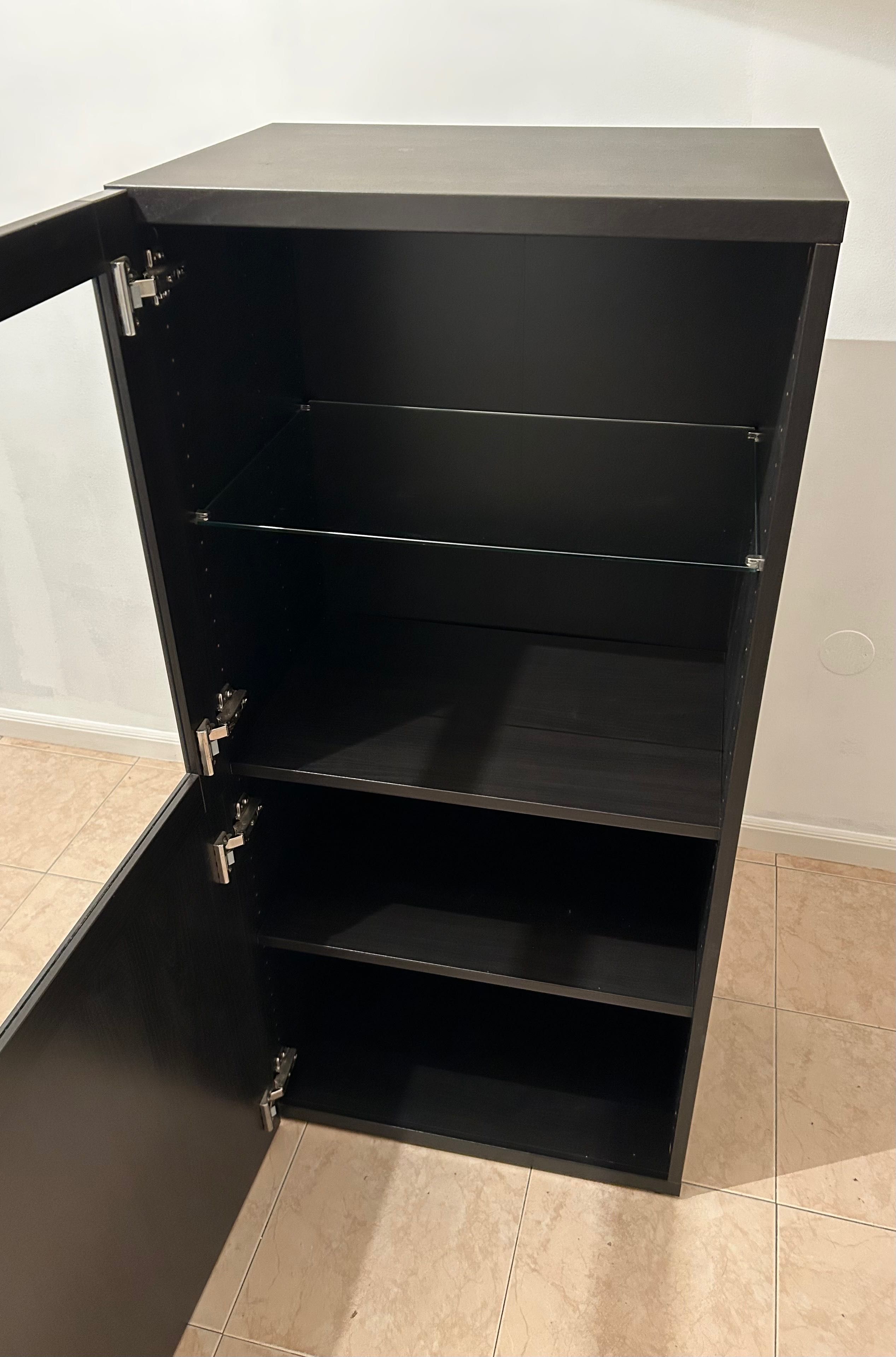 Conjunto 3 Móveis castanho escuro como novo