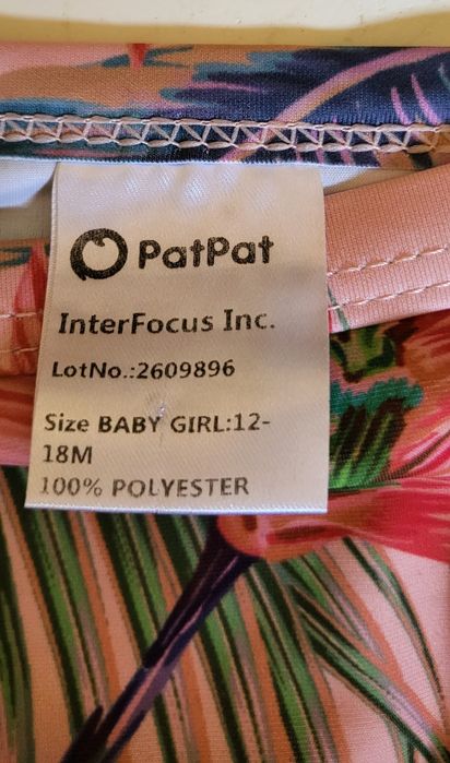 Biquíni/fato banho menina tam.12/18meses