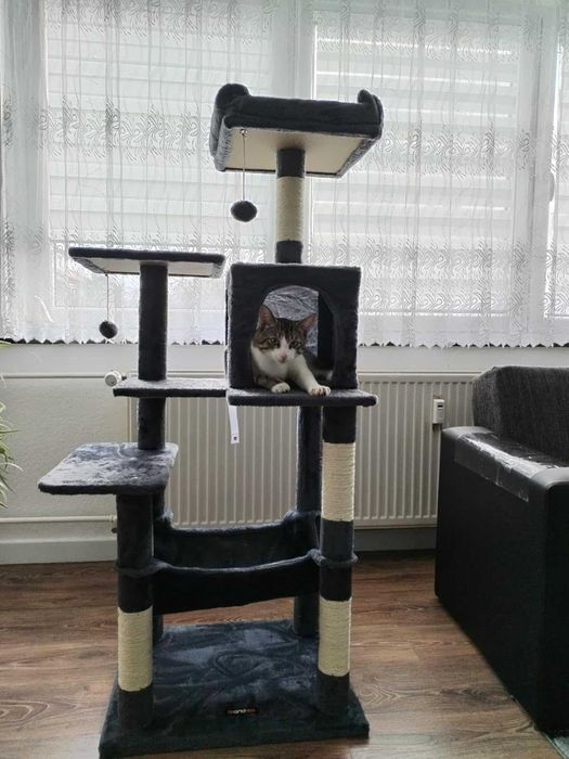 Drapak dla kota duży wysoki drapak NOWY dla kota domek legowisko NOWY