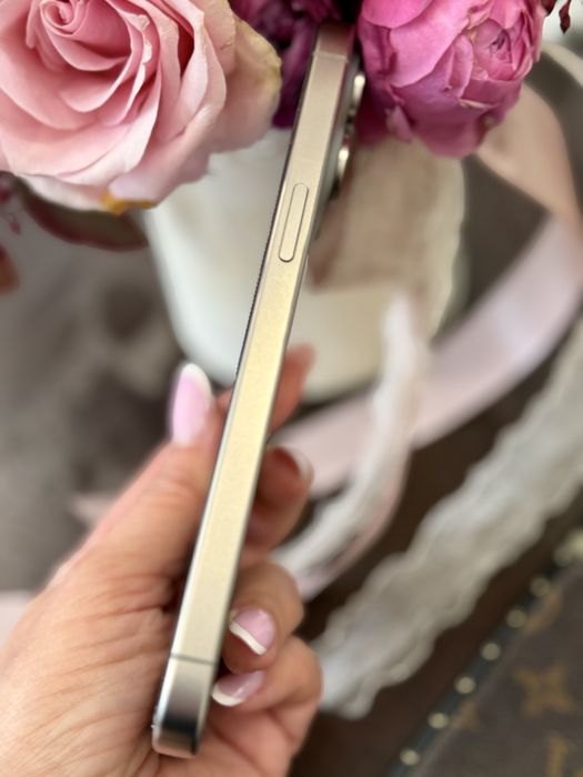 iPhone 15 Pro Max  Natural Titanium подарунок чохол Louis Vuitton