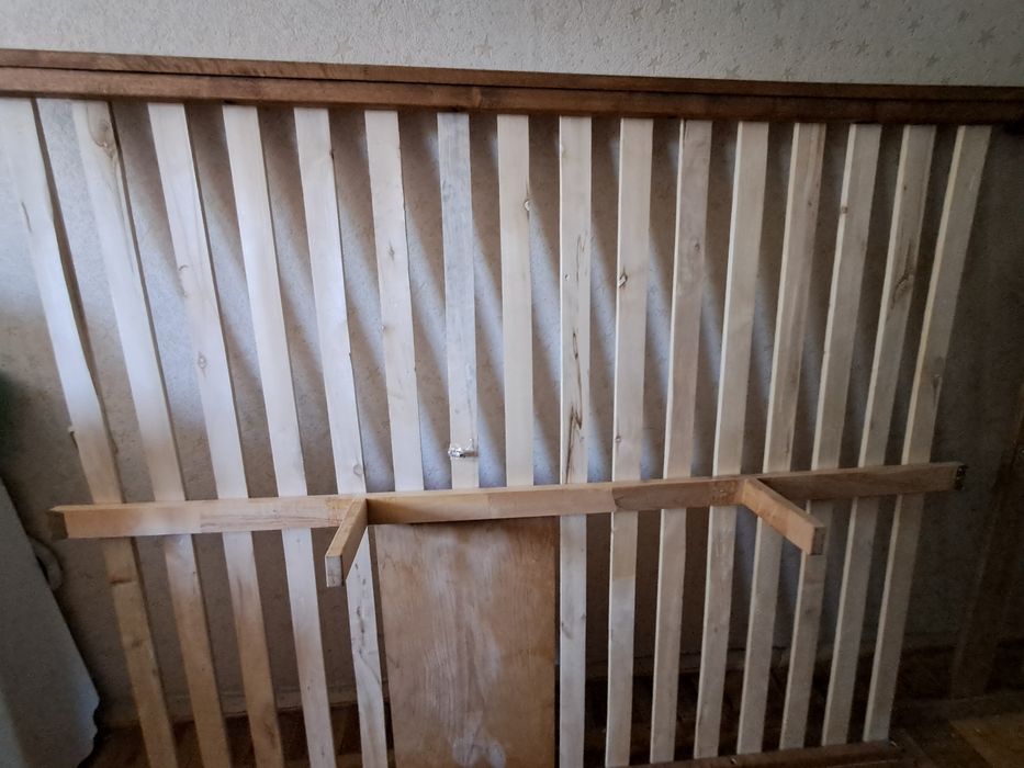 Ліжко з натурального дерева(карельська береза) 2м×1.60