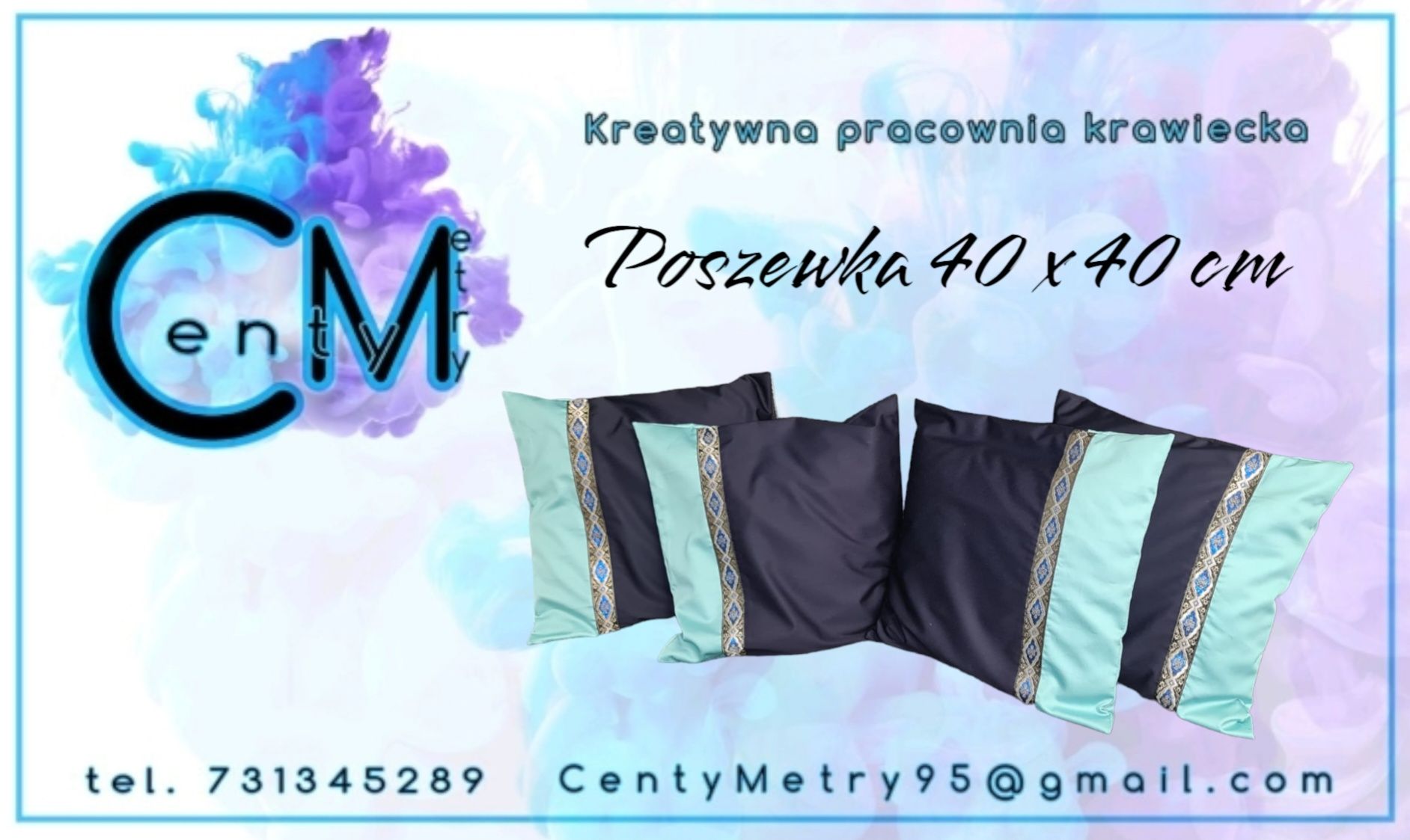 Poszewka dekoracyjna 40 cm