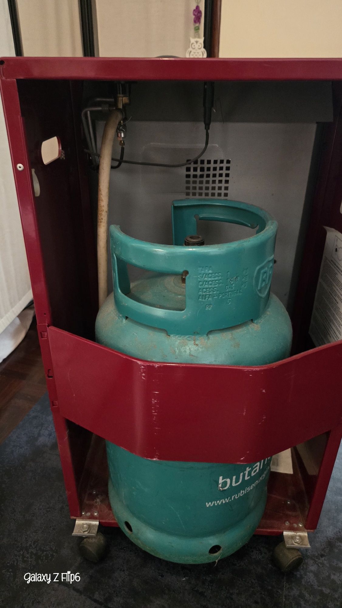Aquecedor a gás  com botija