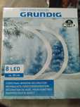 Zawieszka na okno 8 LED księżyc Grundig + baterie w zestawie