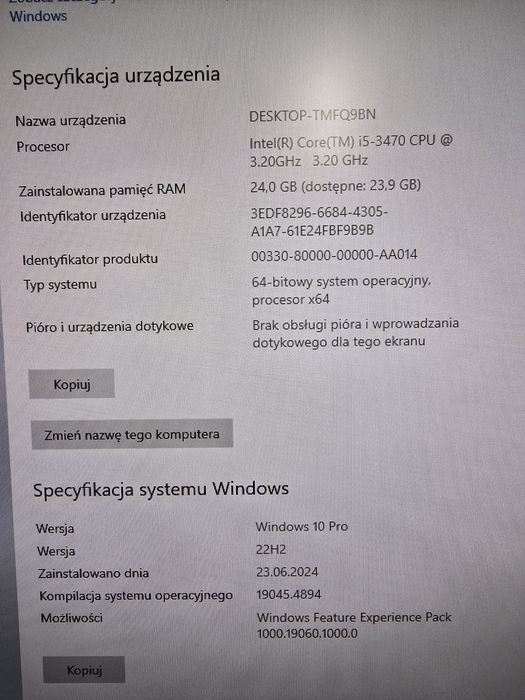 Dell Optiplex 7010 I5 24GB ram