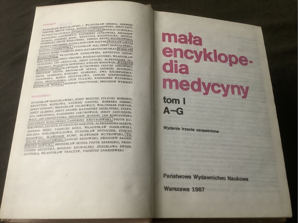 Mała encyklopedia medycyny tom I-III