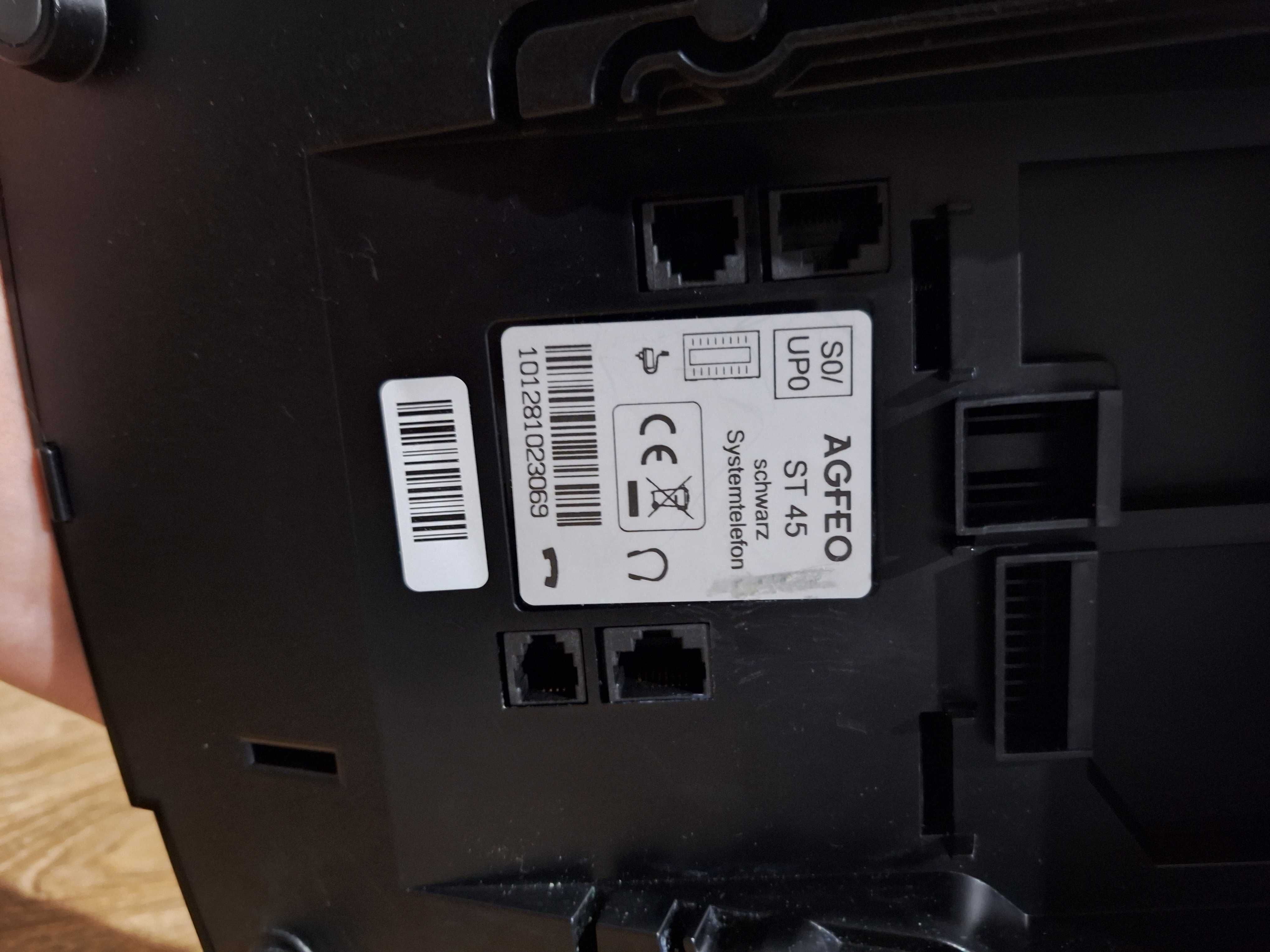 Telefon systemowy AGFEO ST45 IP czarny