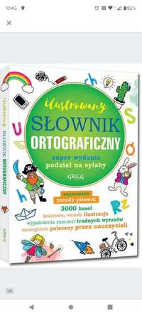 Słownik ilustrowany ortograficzny.