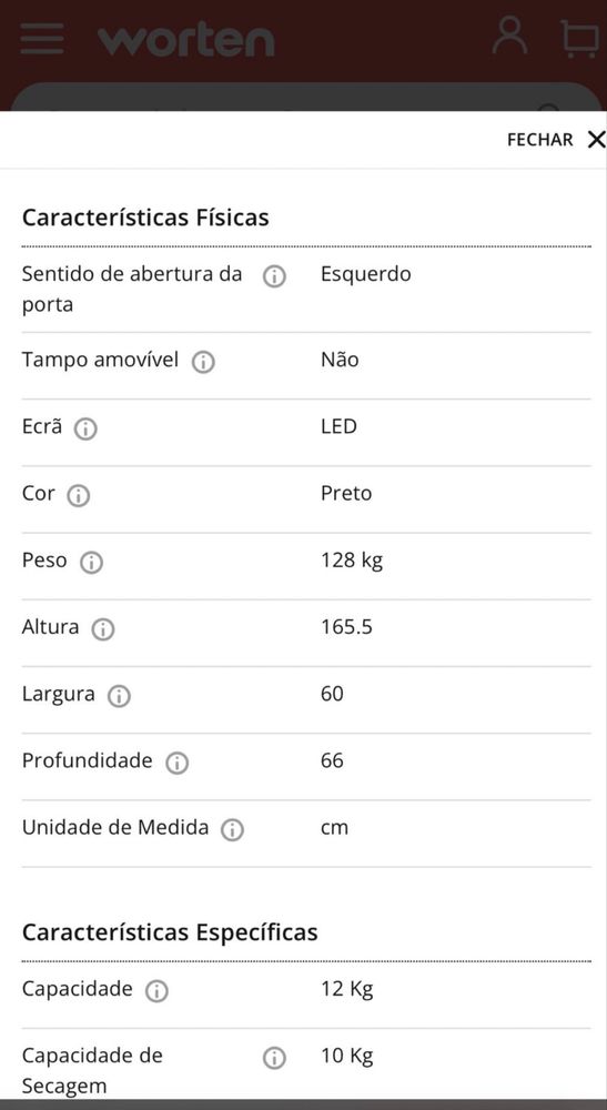 LG Washtower - Máquina lavar/secar roupa - Nova e Selada