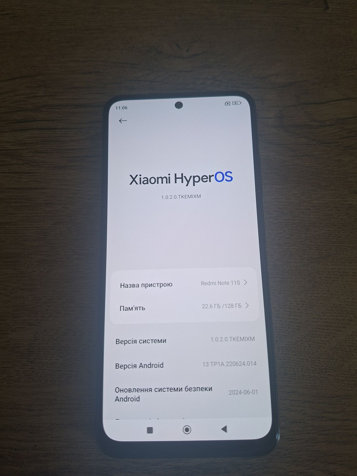 Телефон смартфон Xiaomi Redmi Note 11S 6/128 Гб