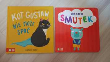 Kot Gustaw nie może spać miś czuje smutek książki dla dzieci emocje