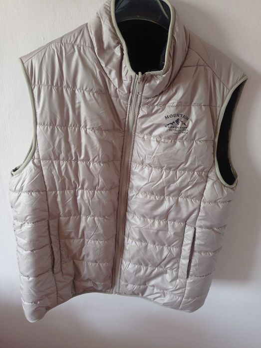 Mountain Bezrekawnik kamizelka pikowana meska 2stronna ocieplana  XL