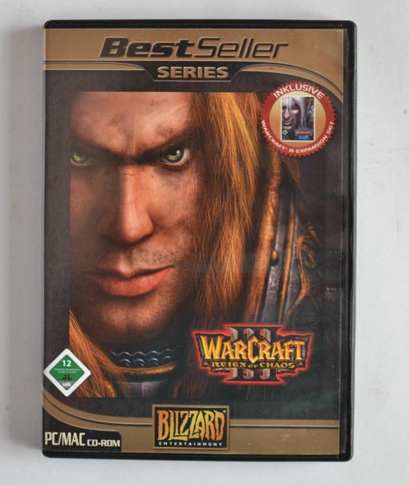 Gra: 	Warcraft III: Reign of Chaos	pc	Nośnik:	cd