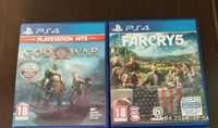 Sprzedam gry na PS4 god of war, Farcry5