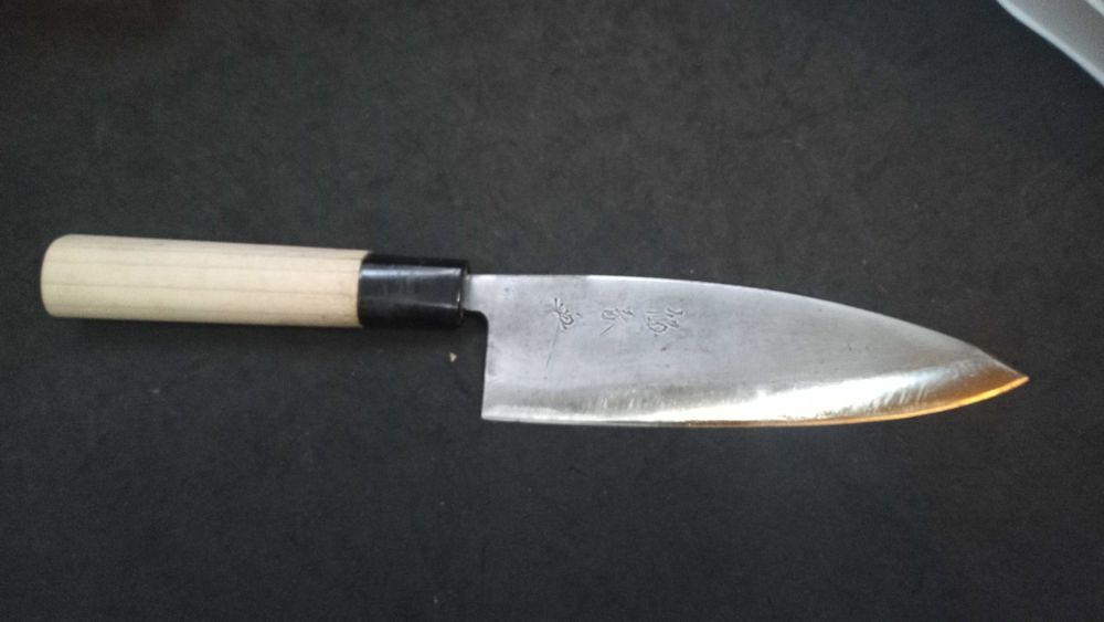 Nóż japoński みかしは Mikashiwa deba stal weglowa