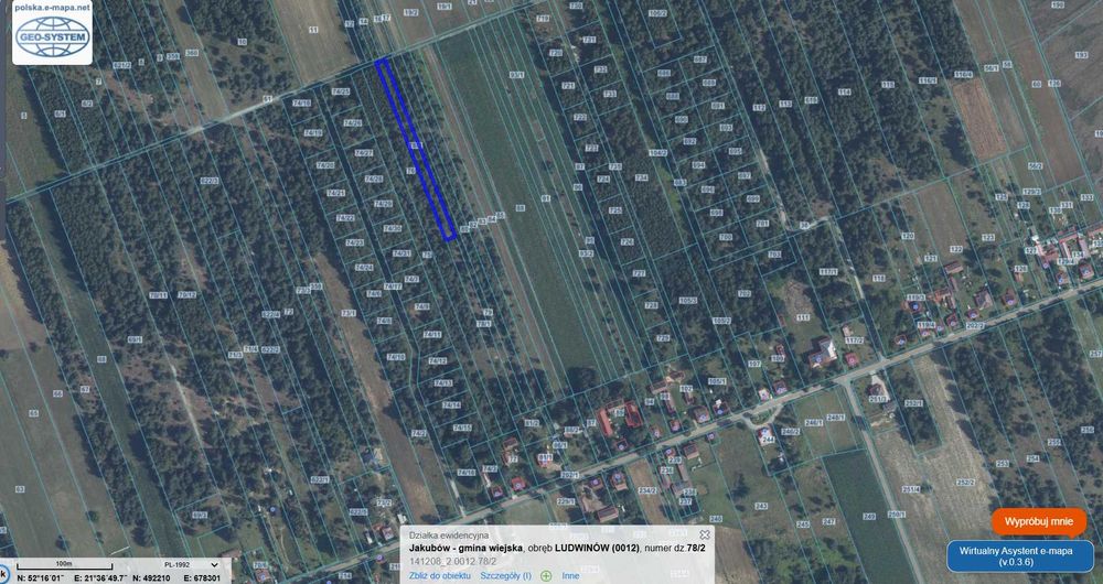 Działka Ludwinów