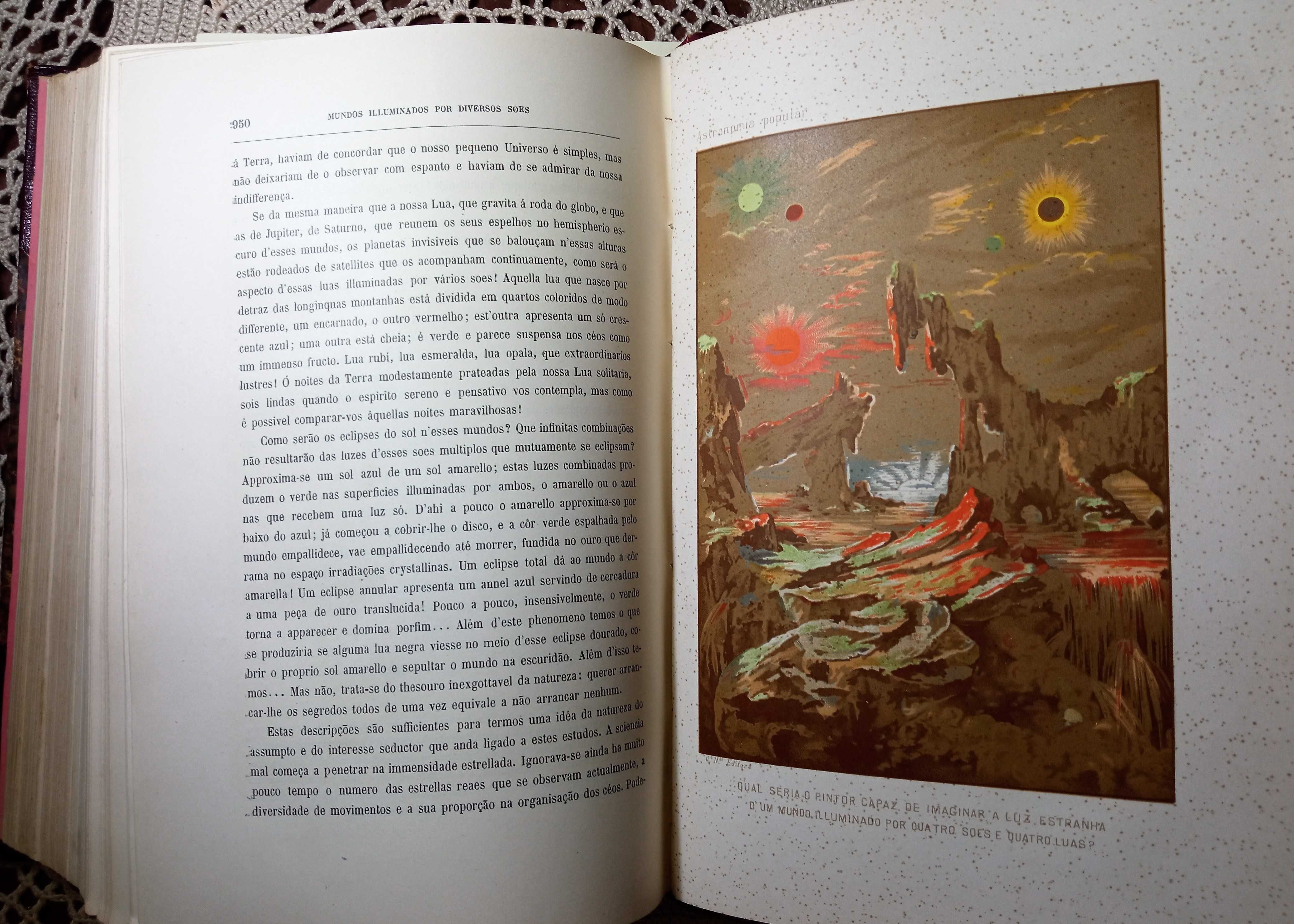 Astronomia Popular. Camille Flammarion. Companhia Nacional Editora