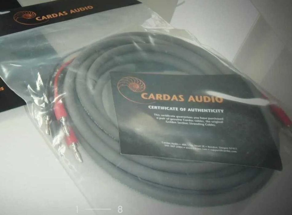 Cardas 101 Przewody Głośnikowe 2x3m Oryginalna Konfekcja Banany BFA