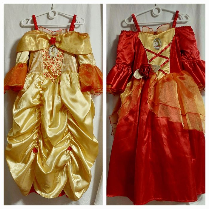 Карнавальні двусторонняя сукня Попелюшка / принцеса Бель