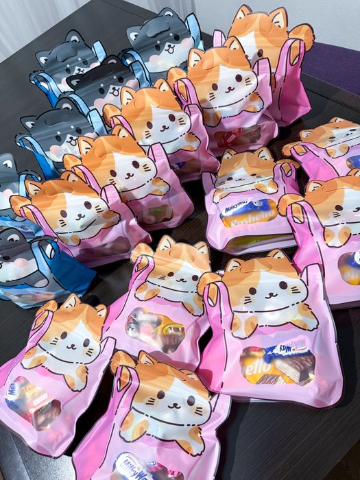 Подарункові зіп-пакети дитячі упаковка для солодощів.