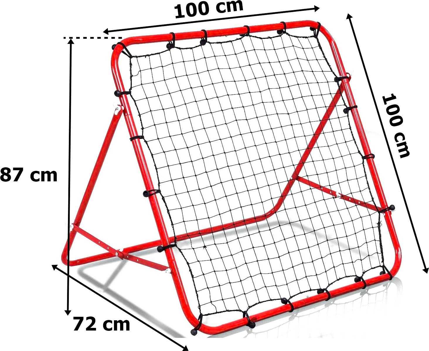 BRAMKA PIŁKARSKA TRENINGOWA trenażer rebounder do piłki nożnej 100x100