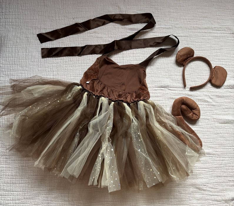 Kostium, stroj małpki dla dziewczynki