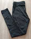 Czarne legginsy damskie długie M/L