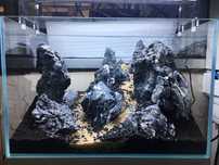 BLACK STONE Kamień Naturalny Skała do Akwarium Łupek Iwagumi Filit