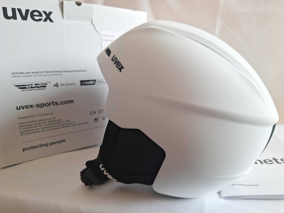 Kask narciarski juniorski Uvex Viti White Matt S 51-55cm